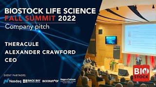 BioStock Life Science Fall Summit 2022 | Pitch: Theracule