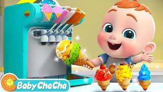 Time to Make Yummy Ice Cream | Colorful Ice Cream Song + Baby ChaCha Nursery Rhymes & Kids Songs