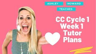 CC Cycle 1 Week 1 (5th edition) Tutor plans