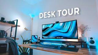 My Desk Setup | 2022 Clean & Productive Home Office Tour