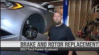 2017 Ford Fusion Front brakes and Rotor replacement