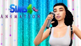 THE SIMS 4 REALISTIC ANIMATION - SINGING IN KARAOKE - DOWNLOAD