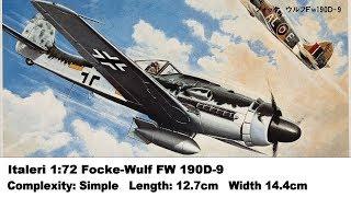 Italeri 1:72 Focke Wulf FW 190D-9 Kit Review