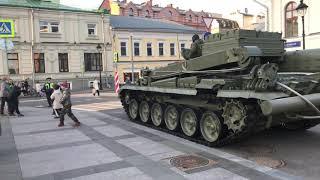 Russian BREM 1 in the center of Moscow