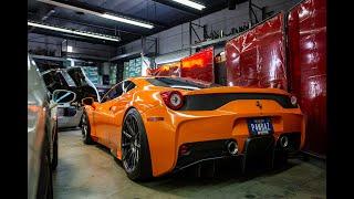 Ferrari 458 Speciale with Boden Autohaus titanium exhaust & inconel headers sounds like F1 racecar!