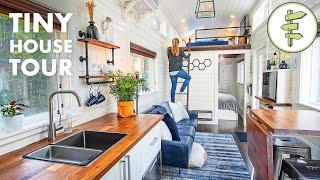 EXTRA LARGE Tiny House with Main Floor Bedroom & Smart Functional Design