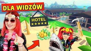 Buduję NAJDROŻSZY HOTEL dla WIDZÓW  Roblox Tropical Resort Tycoon