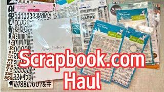 Journaling Supplies from Scrapbook.com stamp and sticker haul |  @poetspice