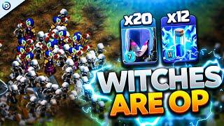 ZAP MASS WITCHES is BACK at TH16 | Best Town Hall 16 Attack Strategies in Clash of Clans Update