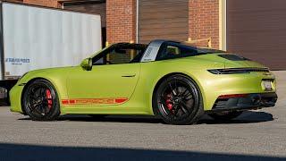 Porsche 911 Targa 4 GTS: Boden Autohaus Exhaust [Start Up, Revs, Driving, Fly-By]