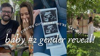 GENDER REVEAL FOR BABY #2 | the moment we found out, sharing with family, & was my gut right?!