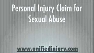 Personal Injury Claim for Sexual Abuse