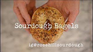 Sourdough Bagels