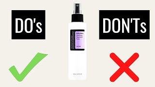 How To Use COSRX AHA BHA Clarifying Treatment Toner