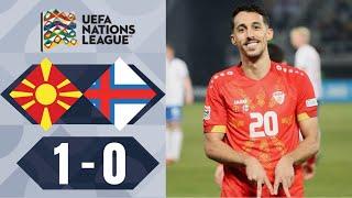 North Macedonia 1-0 Faroe Islands Match Highlights & Goals | UEFA Nations League 2024