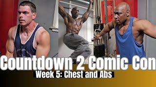 BECOMING A SUPERHERO | Chest and Abs Training