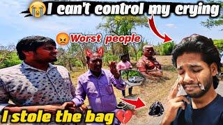 i can't control my crying| argument i stole the bag| NRF