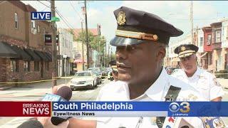 Police Give Update On Officer-Involved Shooting In South Philadelphia