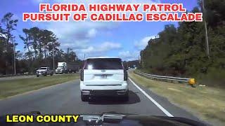 Driver in Caddy Ignores FHP Traffic Stop—Ends Badly for Him!