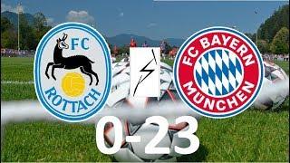 FC ROTTACH-EGERN - BAYERN MUNICH 0-23 MAÇ ÖZETİ