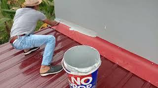 how to close the roof gap so it doesn't leak