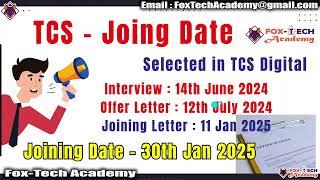 TCS Joining Date Update 2025: Emails Sent to Candidates! Important Announcement | Fox Tech Academy