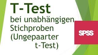 t-Test bei unabhängigen Stichproben in SPSS durchführen - Daten analysieren in SPSS (7)