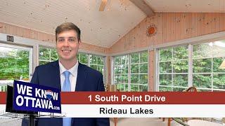 SOLD - 1 South Point Drive - Rideau Lakes - Hamre Real Estate Team RE/MAX Affiliates - Leif Olson