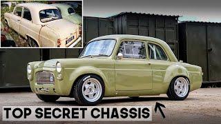 Abandoned Classic Ford transformed into Race Car in 30 mins - Amazing Restoration Project