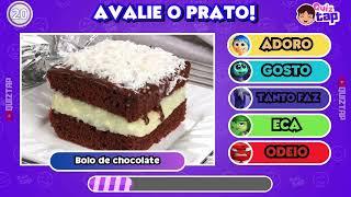  Avalie a Comida  | QUAL EMOÇÃO VOCÊ ESCOLHE?  | Quiz Tap