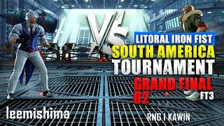 South America T8 Tournament  Litoral Iron Fist GrandFInal ResetSteve (KAWIN) vs Lee (LeeMishima)