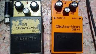 Boss SD-1Japan black label VS.  Boss DS-1 Japan Silver screw. What do you thinking?
