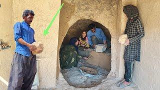 Completing the stove table: The firm step of the nomadic lady in the magical cave