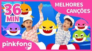 Dança do Bebê Tubarão e mais músicas infantis | +Compilação | Pinkfong Canções para crianças