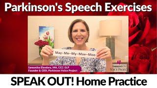 Parkinson's Speech Exercises: Speak with INTENT