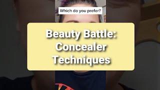 BEAUTY BATTLE: CONCEALER TECHNIQUE | #SHORTS