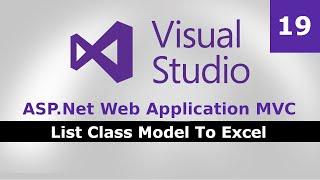 How to convert list model to excel? ASP.Net Web Application MVC (C#)