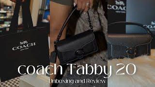 Coach Tabby 20 Unboxing Review | Coach Bag | What’s in my coach tabby bag #coachtabby