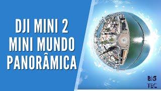 DJI MINI 2 Modos de Foto (Mini Mundo e Panorâmica) e Filmagem