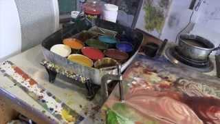 Dale Roberts Encaustic Painting Demo