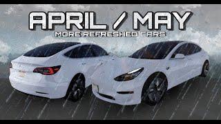 APRIL / MAY 2023 - More Refreshed Cars + Tesla?! - Greenville Gv Car Leaks (ROBLOX) | EuCars