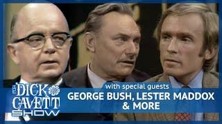 Political Conversations With Iconic Guest Moments | George Bush & More! | The Dick Cavett Show