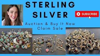 Live Sterling Silver Auction and Buy It Now Claim Sale!