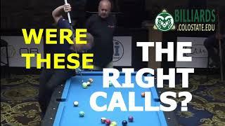 BAD CALLS in Pool ... FOULS that Weren't Called