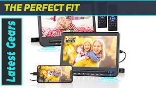 10.5" Dual Portable DVD Player for Car with HDMI Input - The Ultimate In-Car Entertainment!