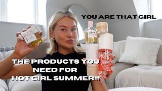 PRODUCTS YOU NEED FOR HOT GIRL SUMMER!! TIK TOK VIRAL | SUMMER SKIN | GLOW PRODUCTS | SELF CARE