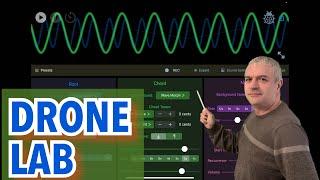 iOS DroneLab Soundscapes Synth Demo with Logic Pro - Tutorial: Overview