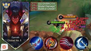 BUFFED DYRROTH NEW BUILD FOR DAMAGE HACK LIFESTEAL! This Brutal insane Build is totally Broken