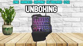 Unboxing One Handed Keyboard G92