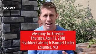 Carl Edwards Invites You to Help Stop Human Trafficking (Weddings for Freedom 2018)